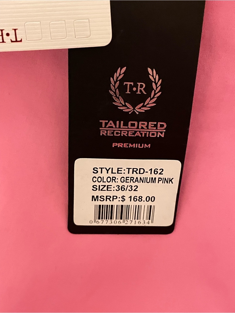 Men’s Pink Straight-Leg Jeans - Picture 3 of 4